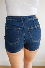 Load image into Gallery viewer, Jalissa High Waist Overlap Denim Skort