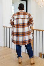 Load image into Gallery viewer, Cowboy Cutie Plaid Button Down Shacket In Brown