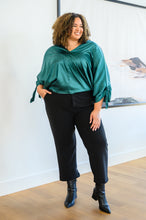 Load image into Gallery viewer, Big Dreams Stretch Pull On Dress Pants In Black