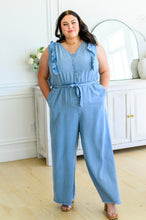 Load image into Gallery viewer, Johanna Chambray Jumpsuit