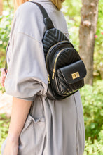 Load image into Gallery viewer, Jordie Black Sling Bag