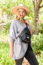 Load image into Gallery viewer, Jordie Black Sling Bag