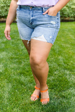Load image into Gallery viewer, The Mary Kate Judy Hi-Rise Destroyed Shorts