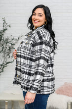 Load image into Gallery viewer, Kate Plaid Jacket in Black & White