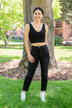 Load image into Gallery viewer, Kelbie Destroyed Hem Crop Jeans
