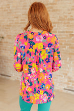 Load image into Gallery viewer, Lizzy Top in Hot Pink Floral