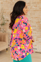 Load image into Gallery viewer, Lizzy Top in Hot Pink Floral