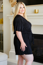 Load image into Gallery viewer, The Tarah Romper in Black