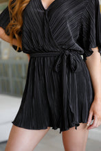Load image into Gallery viewer, The Tarah Romper in Black