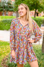 Load image into Gallery viewer, The Eddley Tiered Knee Length Floral Dress