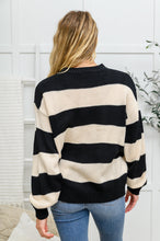 Load image into Gallery viewer, Lucky Strike Top in Black Stripe