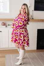 Load image into Gallery viewer, Magnificently Mod Floral Shirt Dress