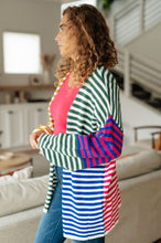 Load image into Gallery viewer, Marquee Lights Striped Cardigan