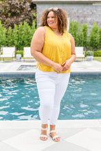 Load image into Gallery viewer, The Elsie Yellow Polk-a-dotted Button Down Tank