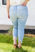 Load image into Gallery viewer, Mid-rise Destroyed Hem Boyfriend Jeans