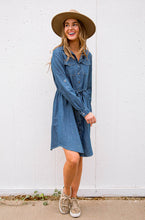 Load image into Gallery viewer, Denim Done Right Dress