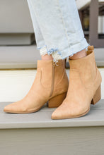 Load image into Gallery viewer, Mighty Fine Faux Leather Ankle Boots In Toffee