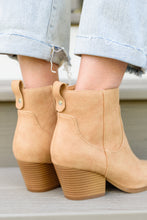 Load image into Gallery viewer, Mighty Fine Faux Leather Ankle Boots In Toffee