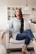 Load image into Gallery viewer, The Caroline Cowl Neck Sweater In Grey