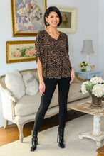 Load image into Gallery viewer, Molly Animal Print Dolman Sleeve Blouse