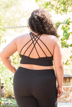 Load image into Gallery viewer, No Pain, No Gain Sports Bra In Black