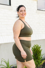 Load image into Gallery viewer, Hitting The Links Sports Bra In Olive