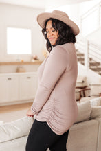 Load image into Gallery viewer, Nivia Draped Turtle Neck Tunic in Mocha