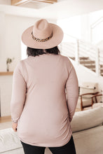 Load image into Gallery viewer, Nivia Draped Turtle Neck Tunic in Mocha