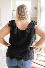 Load image into Gallery viewer, The Tully's Lace Blouse in Black