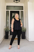 Load image into Gallery viewer, The Tully's Lace Blouse in Black