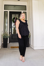 Load image into Gallery viewer, The Tully's Lace Blouse in Black