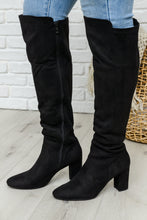 Load image into Gallery viewer, Penelope Knee High Boots In Black