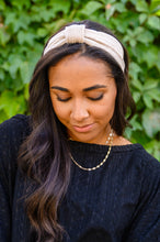 Load image into Gallery viewer, Perfect Plush Corduroy Headband In Beige