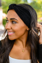 Load image into Gallery viewer, Perfect Plush Corduroy Headband In Black