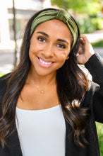Load image into Gallery viewer, Perfect Plush Corduroy Headband In Olive