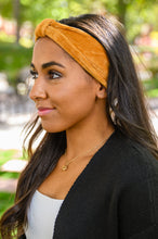 Load image into Gallery viewer, Perfect Plush Corduroy Headband In Pumpkin