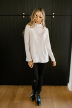 Load image into Gallery viewer, Plain Jane Turtle Neck Top in White