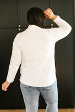 Load image into Gallery viewer, Plain Jane Turtle Neck Top in White