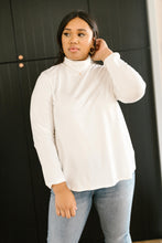 Load image into Gallery viewer, Plain Jane Turtle Neck Top in White