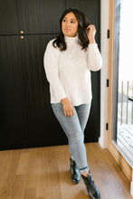 Load image into Gallery viewer, Plain Jane Turtle Neck Top in White