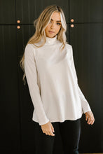 Load image into Gallery viewer, Plain Jane Turtle Neck Top in White