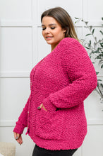 Load image into Gallery viewer, Make It Pop- Popcorn Cardigan In Magenta