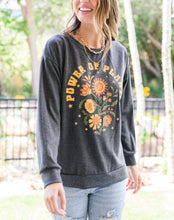 Load image into Gallery viewer, Power of Plants Long Sleeve Sweatshirt Top