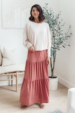 Load image into Gallery viewer, Roam The World Skirt in Rust