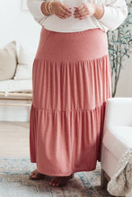 Load image into Gallery viewer, Roam The World Skirt in Rust