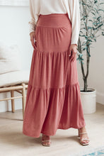 Load image into Gallery viewer, Roam The World Skirt in Rust