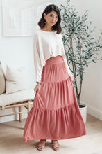 Load image into Gallery viewer, Roam The World Skirt in Rust