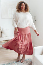 Load image into Gallery viewer, Roam The World Skirt in Rust