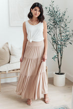 Load image into Gallery viewer, Roam The World Skirt in Taupe