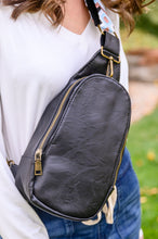 Load image into Gallery viewer, Rowan Sling Bag In Black